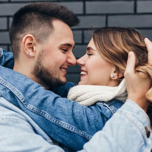 Moissanite Stud Earrings for Women 0.8Ct-4Ct